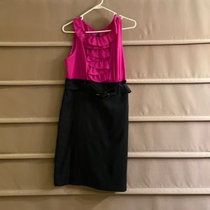 Sleeveless Belted Dress